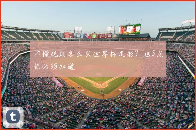 不懂规则怎么买世界杯足彩?这5点你必须知道
