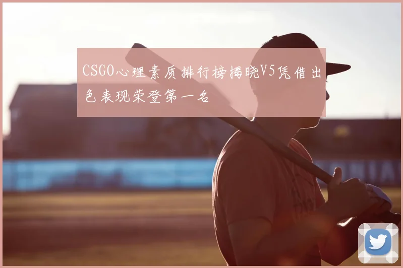 CSGO心理素质排行榜揭晓V5凭借出色表现荣登第一名