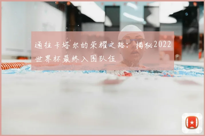 通往卡塔尔的荣耀之路：揭秘2022世界杯最终入围队伍